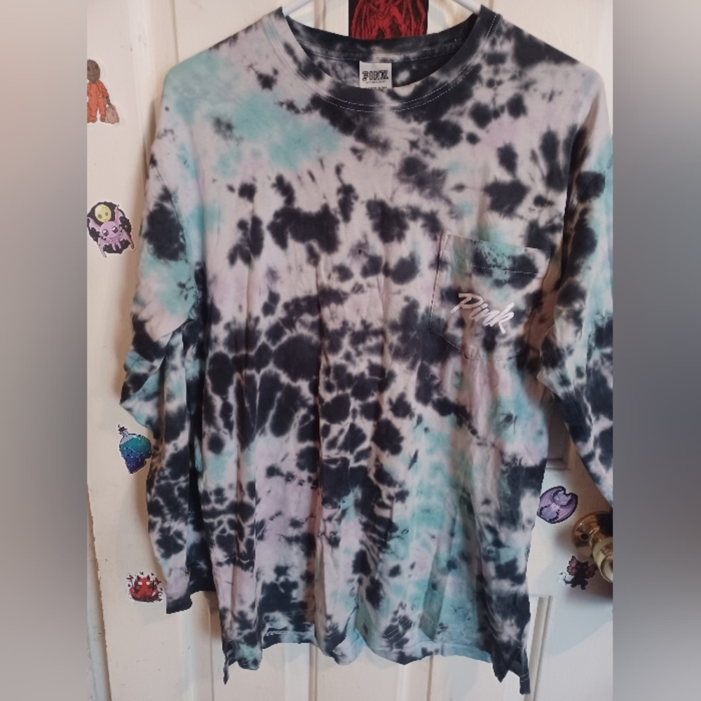 Victoria's Secret PINK Tie Dye Long Sleeve